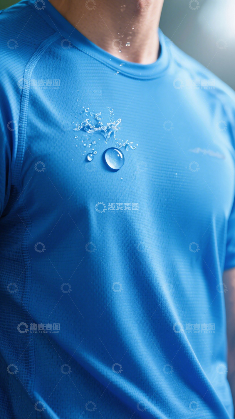 高清大图下载【趣麦麦图】运动透气速干衣1