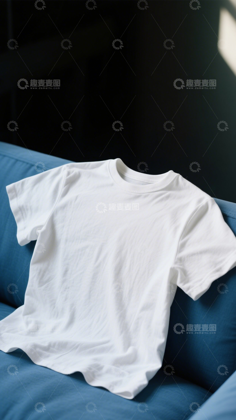高清大图下载【趣麦麦图】百搭经典白色T恤2