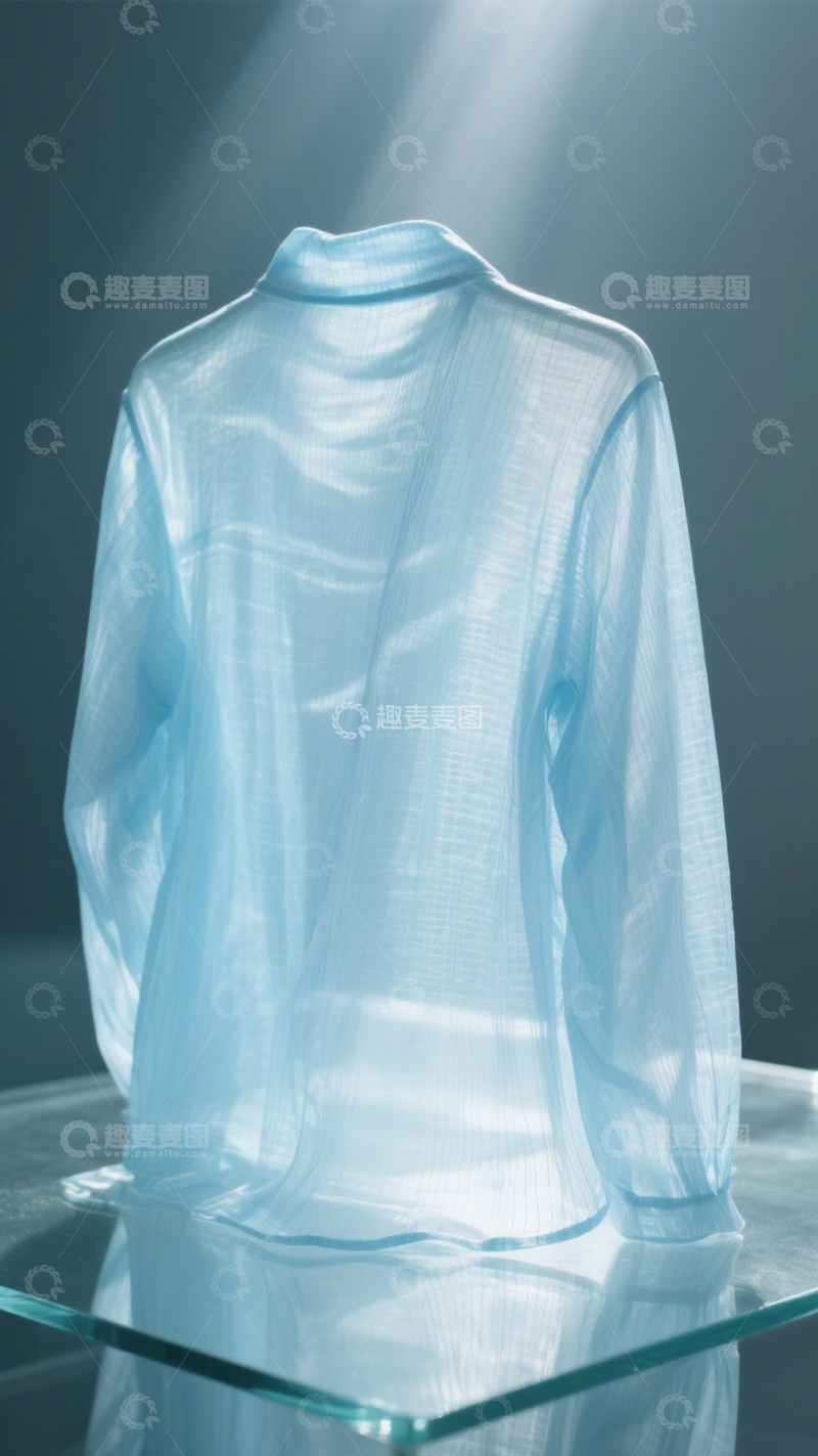 高清大图下载【趣麦麦图】花园仙气透明衫