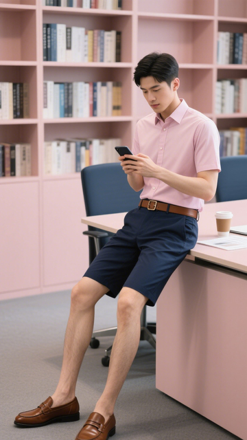 职场清爽简约装1