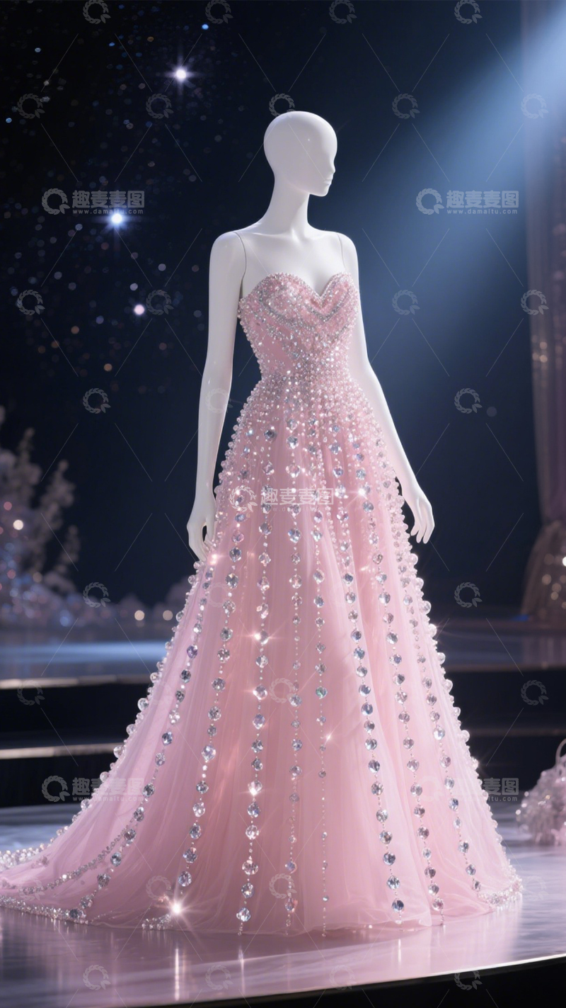 高清大图下载【趣麦麦图】华丽闪耀宴会裙2