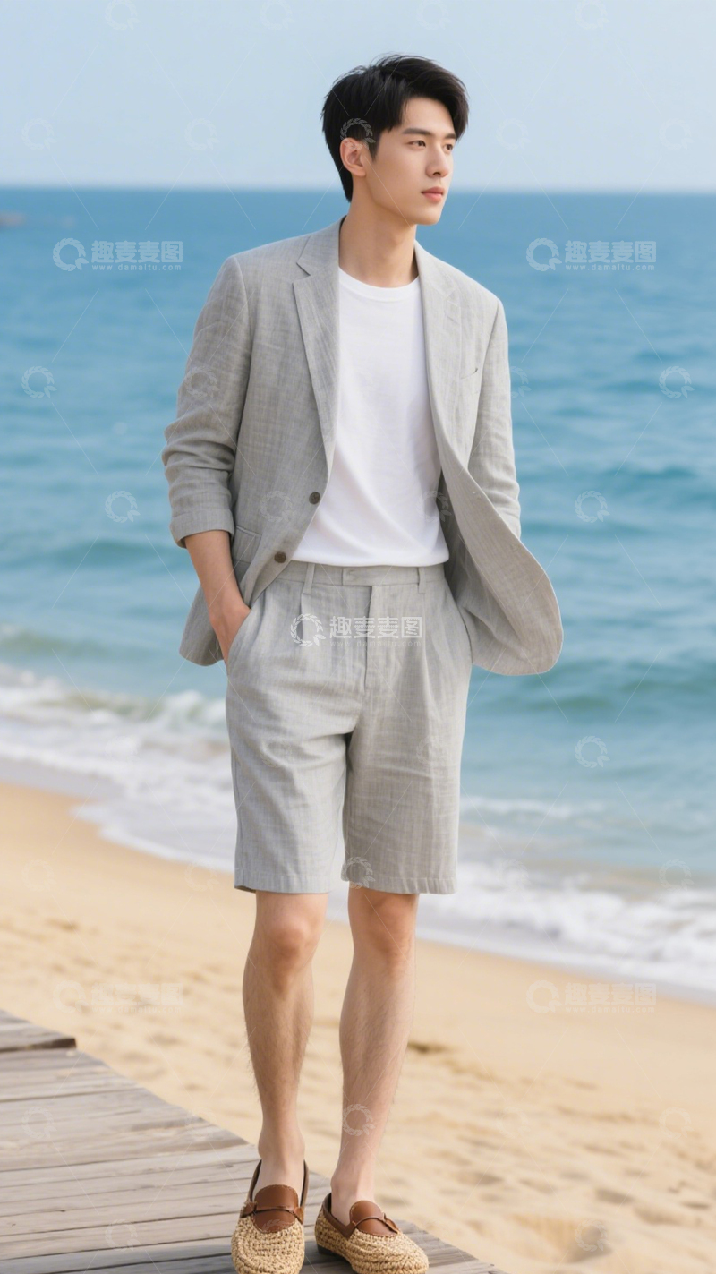 高清大图下载【趣麦麦图】户外简约时尚装1