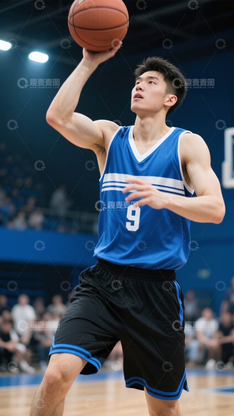 高清大图下载【趣麦麦图】篮球活力竞技装2