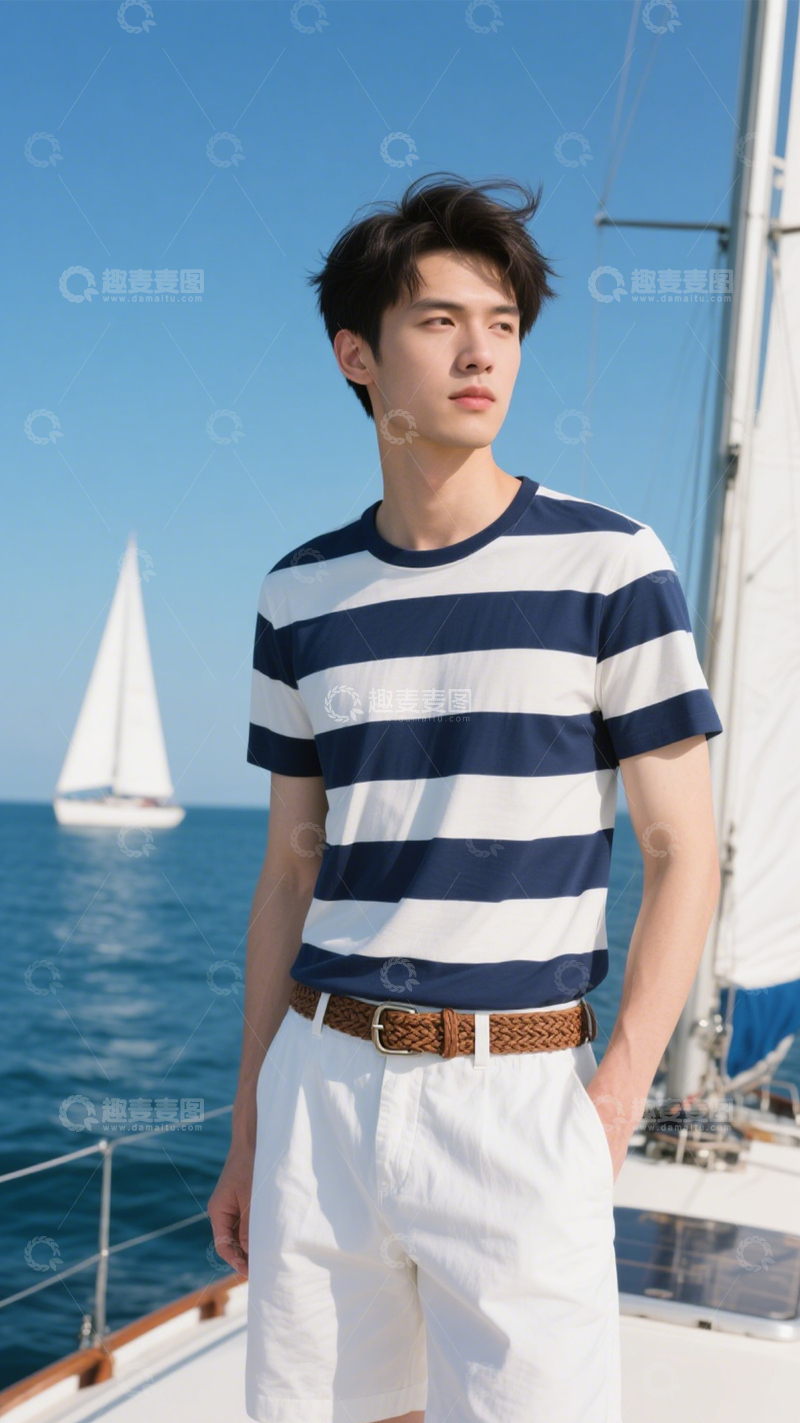 高清大图下载【趣麦麦图】游艇简约时尚装