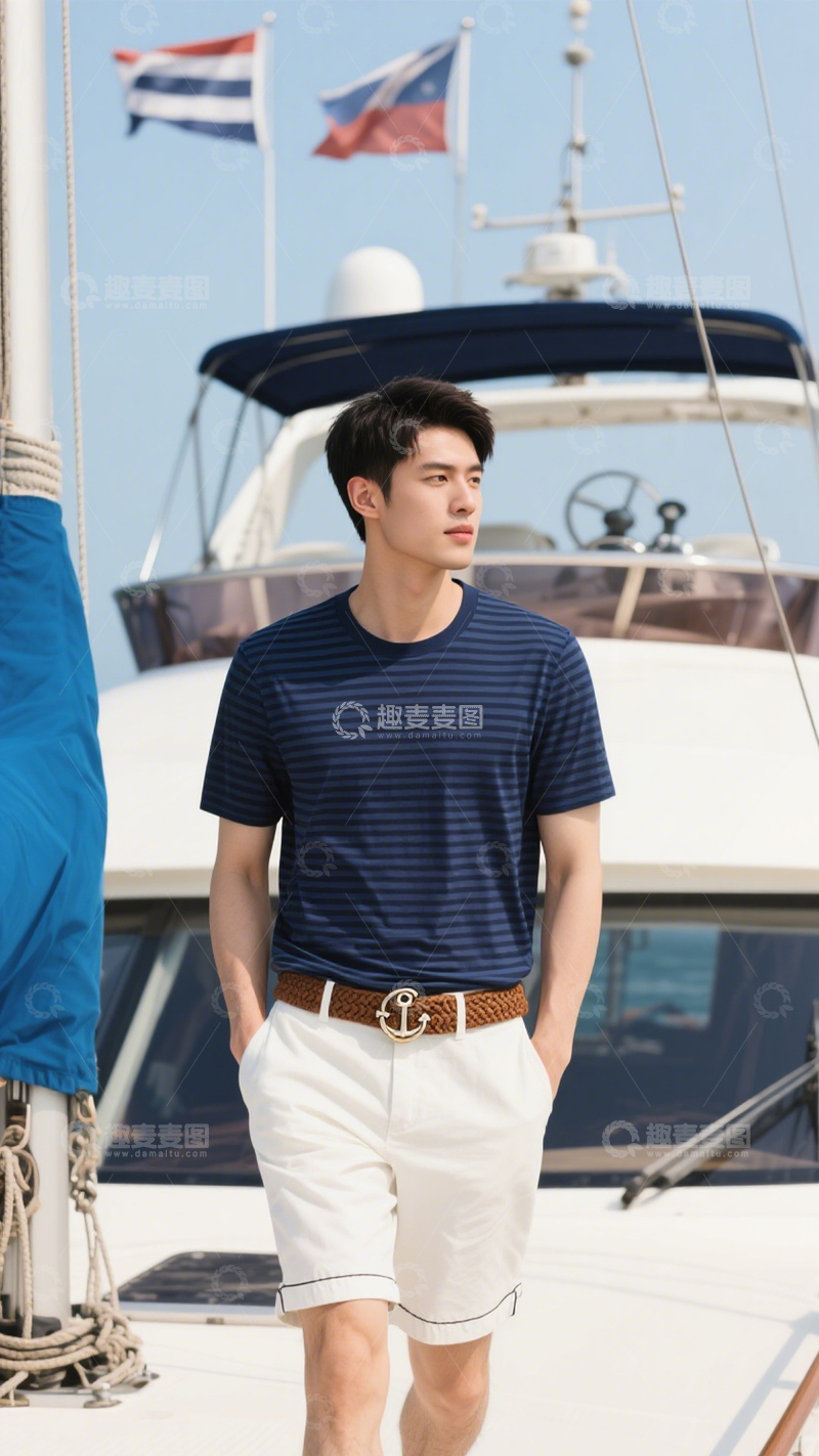 高清大图下载【趣麦麦图】游艇简约时尚装2