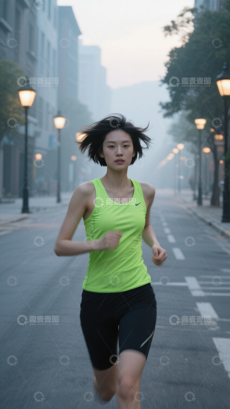 高清大图下载【趣麦麦图】街头活力晨练装2