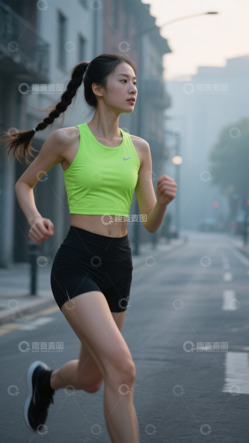 高清大图下载【趣麦麦图】街头活力晨练装3