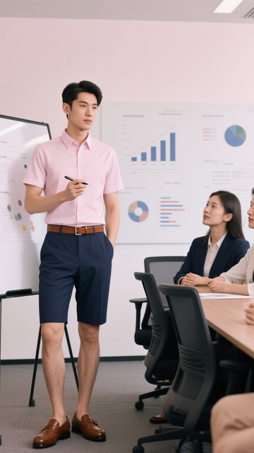 职场清爽简约装