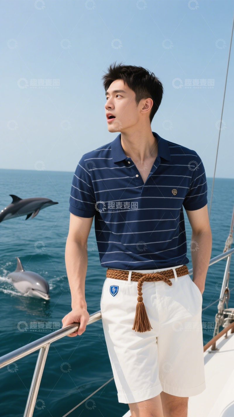 高清大图下载【趣麦麦图】游艇简约时尚装1