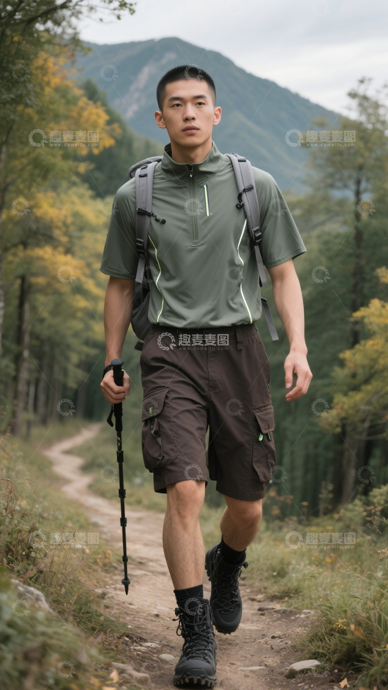 高清大图下载【趣麦麦图】户外徒步功能装2