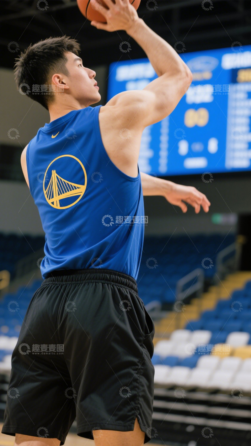 高清大图下载【趣麦麦图】篮球活力竞技装3