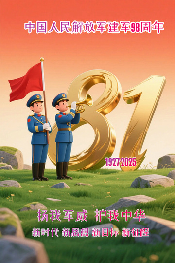 81建军节98周年背景1234