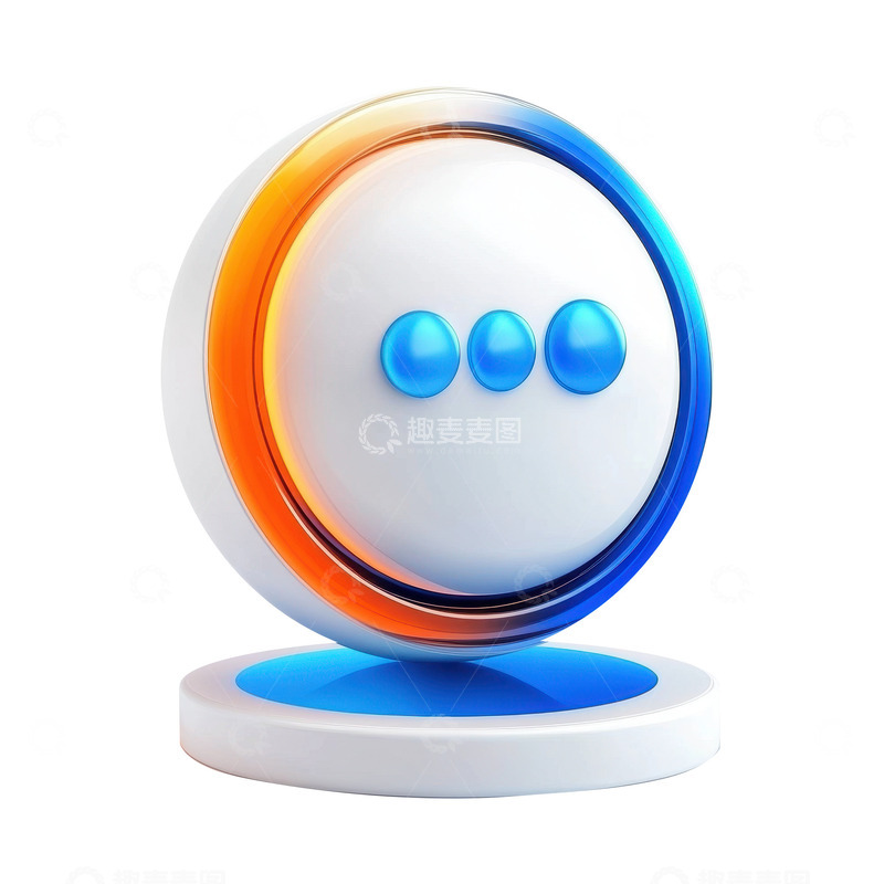 高清大图下载【趣麦麦图】立体的气泡对话框1