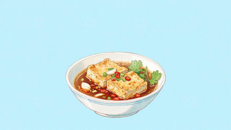 高清大图下载【趣麦麦图】臭豆腐  小吃  湖南