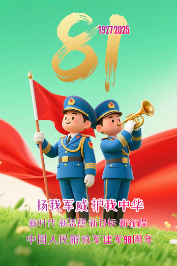 八一建军节海报123456789101112131415161718192021222324