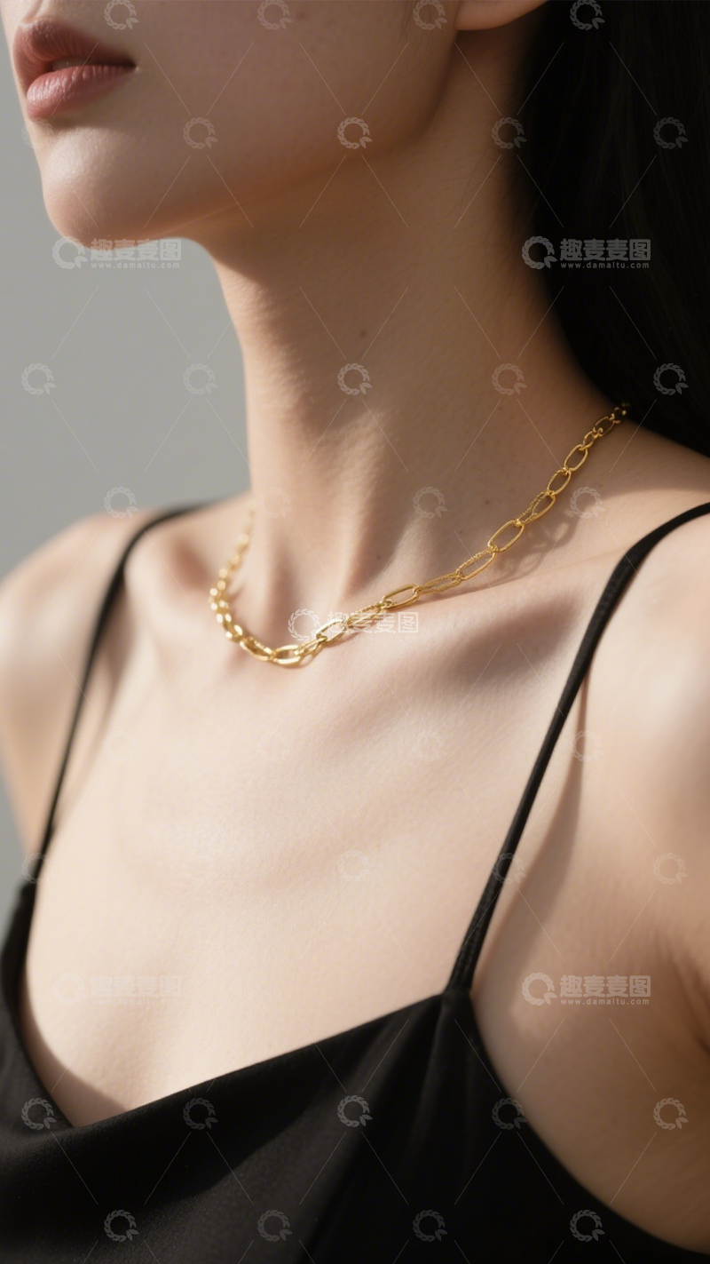 高清大图下载【趣麦麦图】优雅简约吊带裙装2