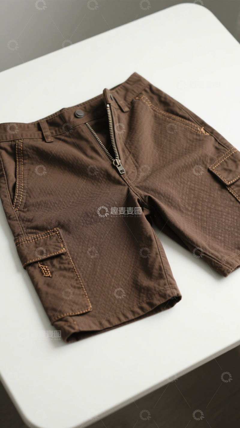 高清大图下载【趣麦麦图】硬朗户外工装短裤3