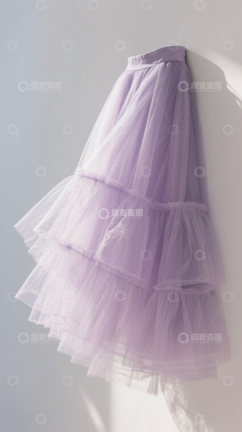 高清大图下载【趣麦麦图】仙气甜美网纱裙1