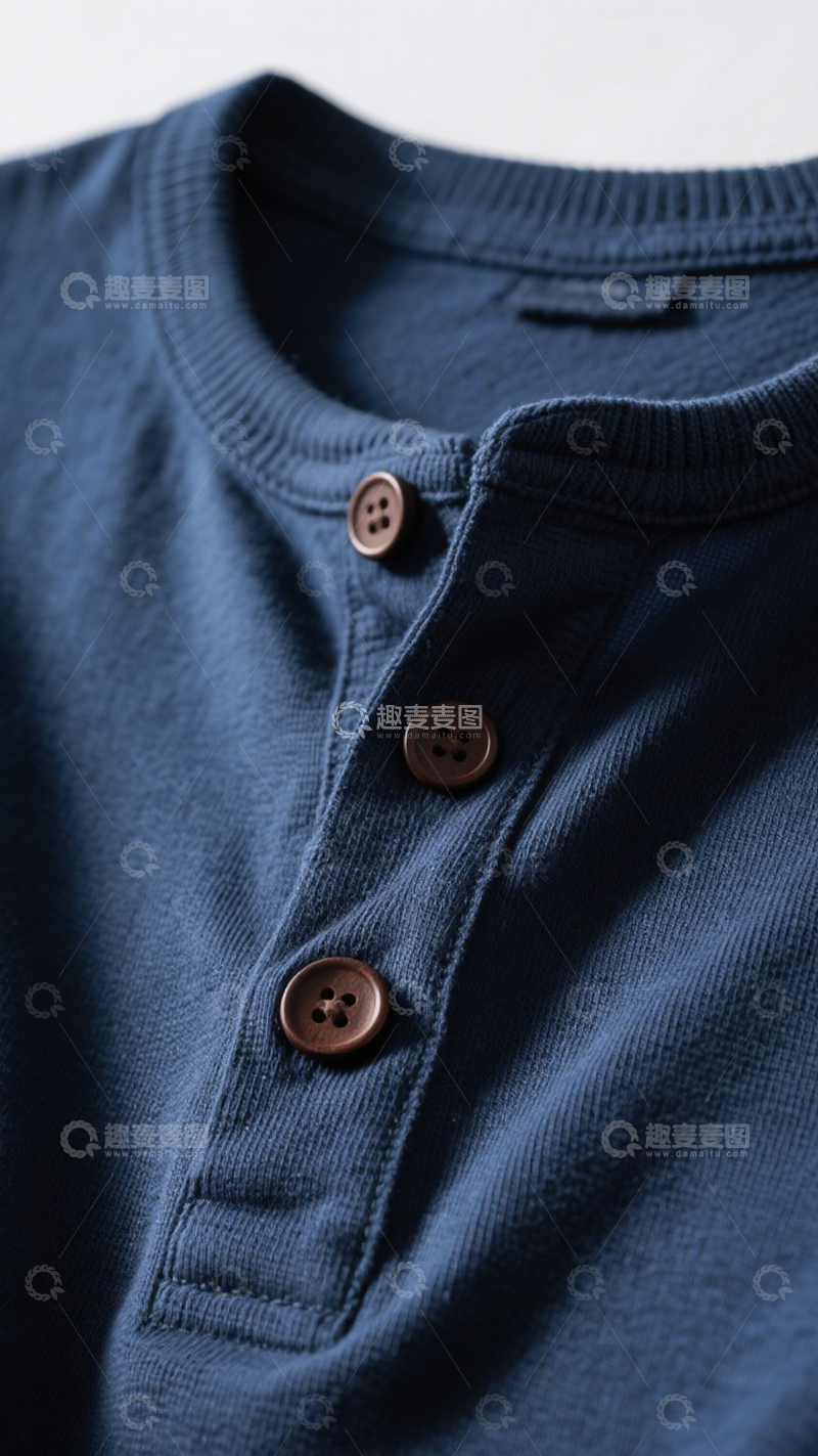 高清大图下载【趣麦麦图】简约质感亨利领上衣3