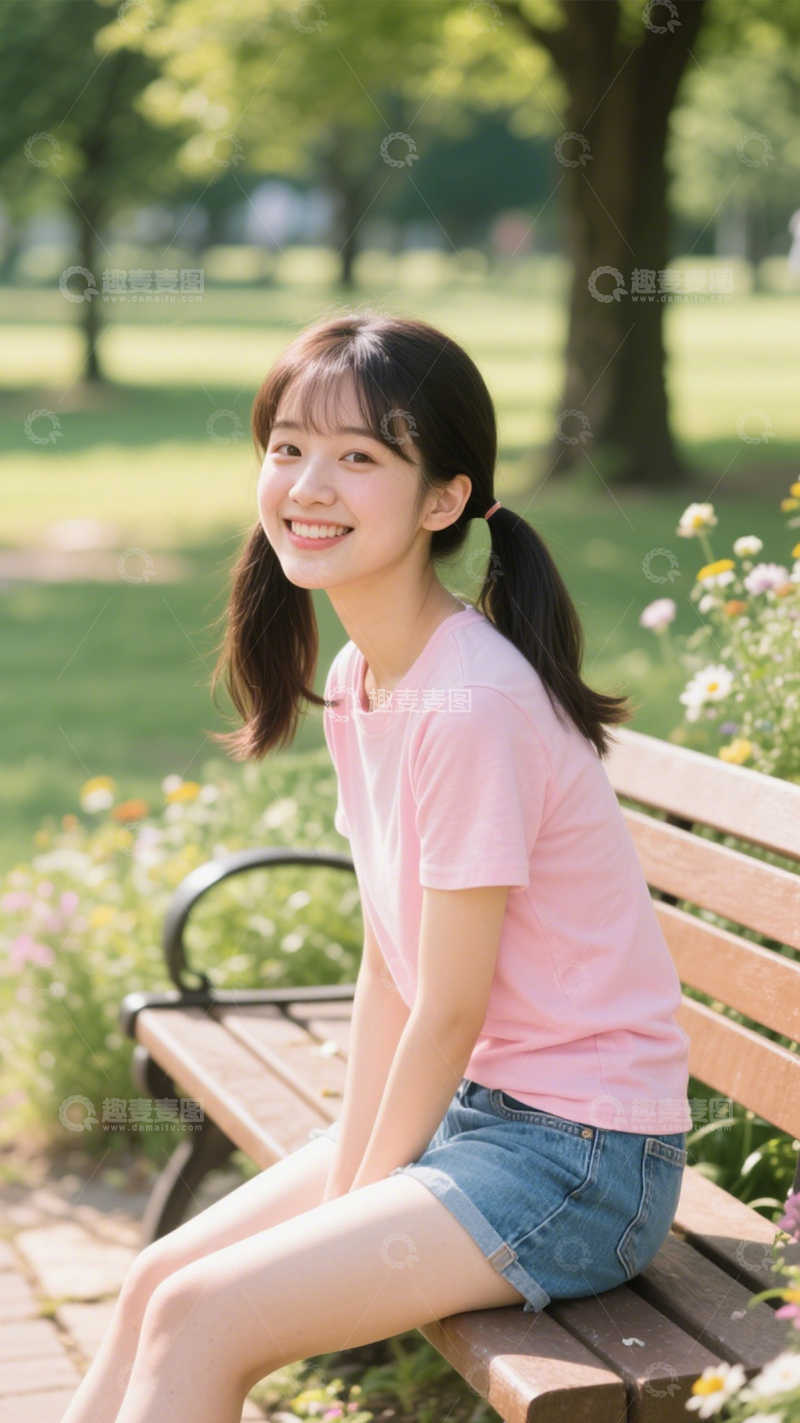 高清大图下载【趣麦麦图】清新活力减龄穿搭1