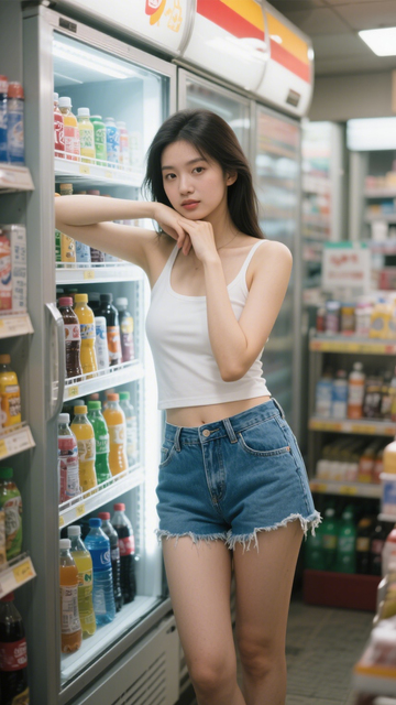 简约日常超市穿搭