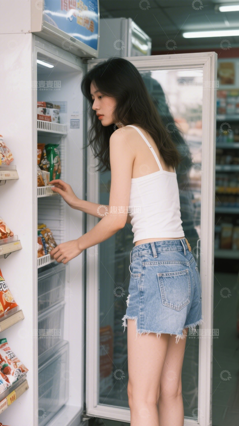 高清大图下载【趣麦麦图】简约日常超市穿搭2