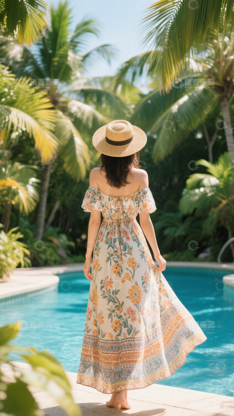 高清大图下载【趣麦麦图】浪漫海岛度假套装2