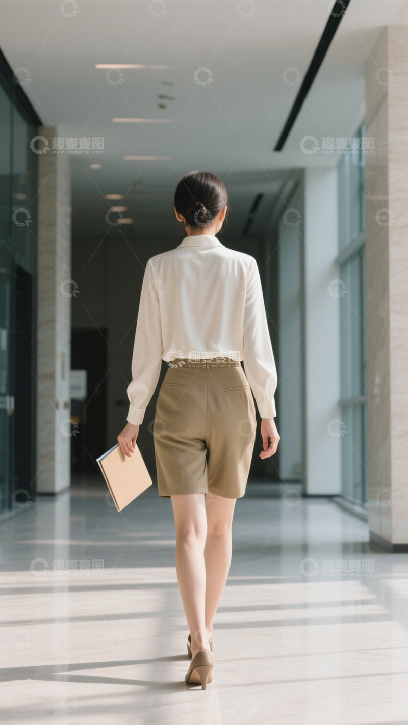 高清大图下载【趣麦麦图】干练职场通勤穿搭2