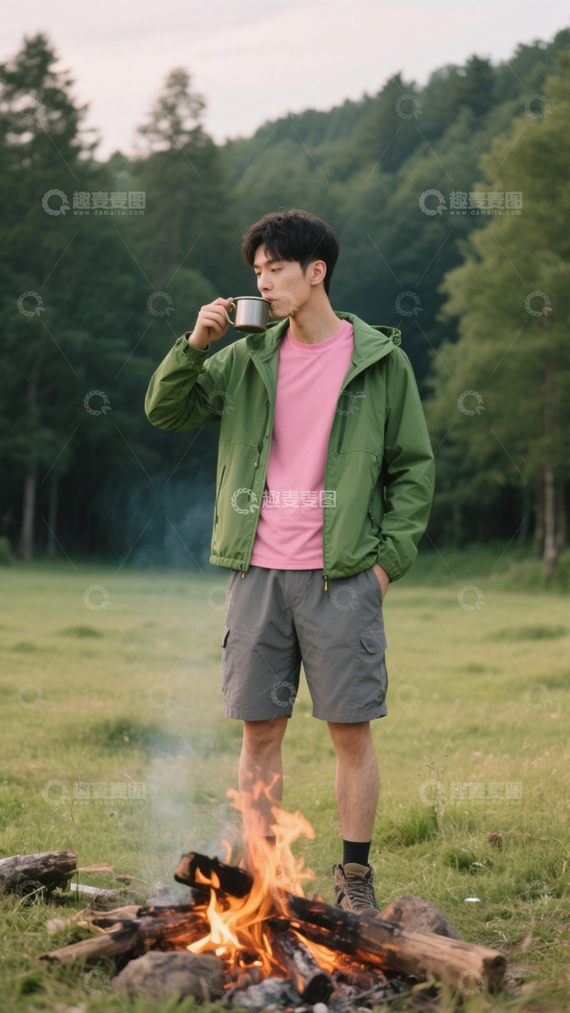 高清大图下载【趣麦麦图】户外徒步机能穿搭2