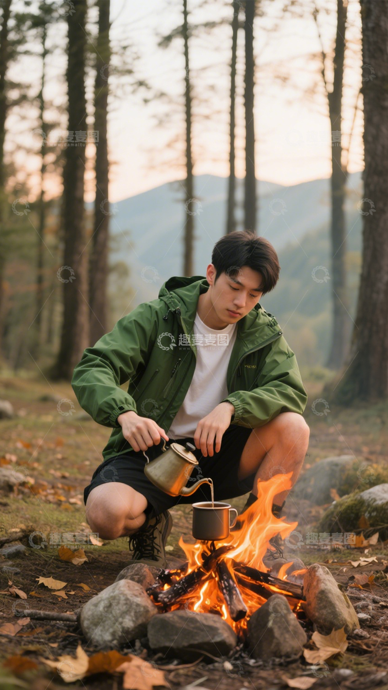 高清大图下载【趣麦麦图】户外徒步机能穿搭4