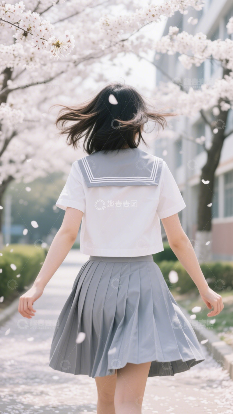 高清大图下载【趣麦麦图】日系校园青春穿搭2