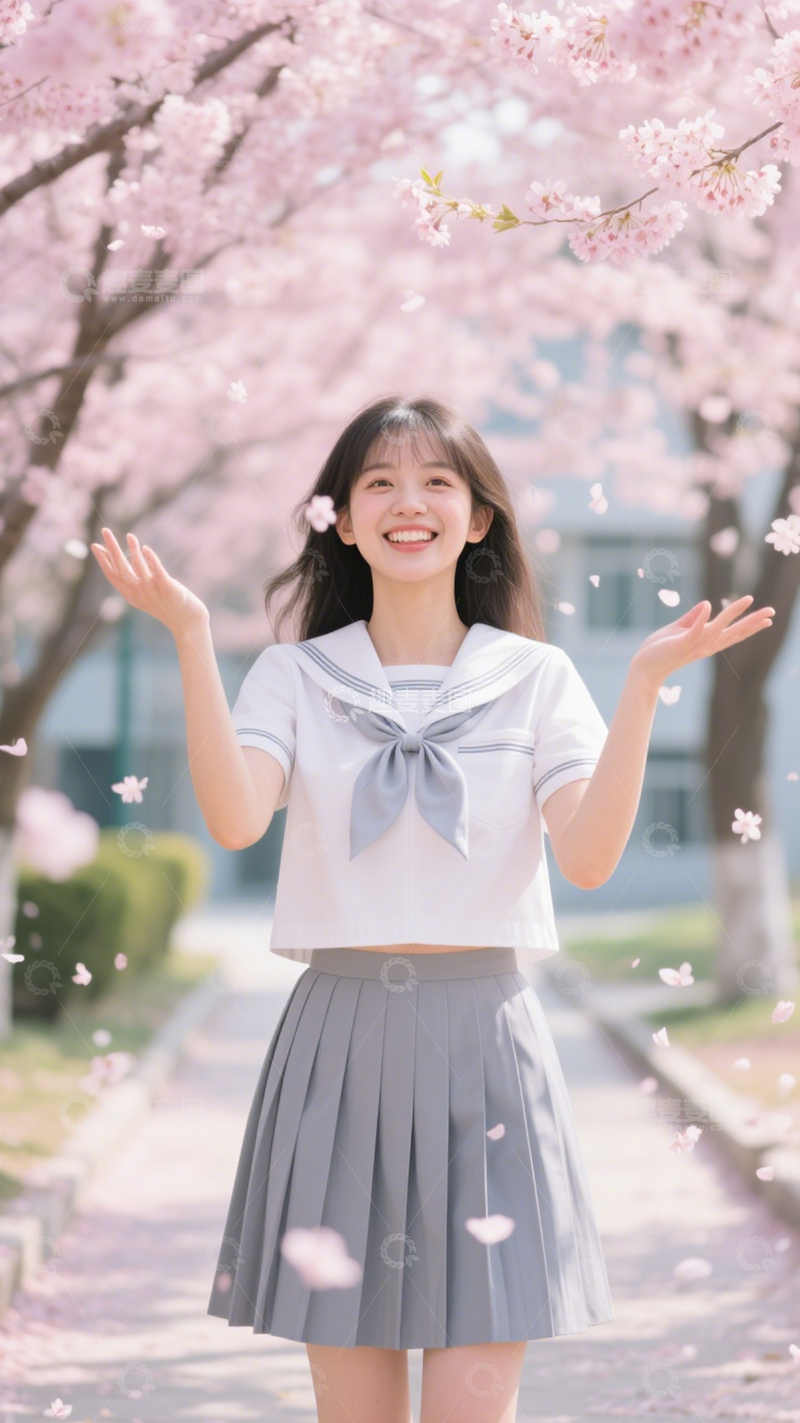 高清大图下载【趣麦麦图】日系校园青春穿搭4