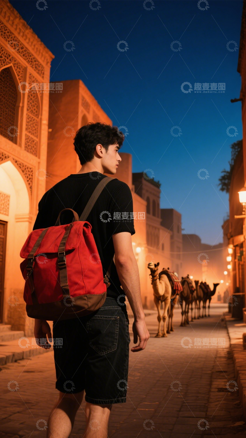 高清大图下载【趣麦麦图】户外旅行自由穿搭12