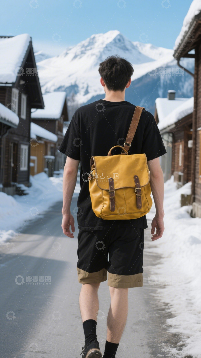 高清大图下载【趣麦麦图】户外旅行自由穿搭1