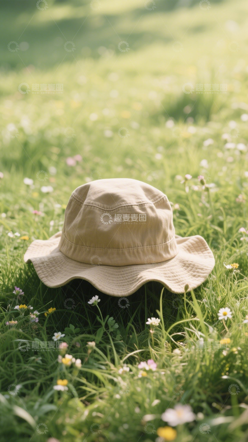 高清大图下载【趣麦麦图】户外休闲遮阳帽12