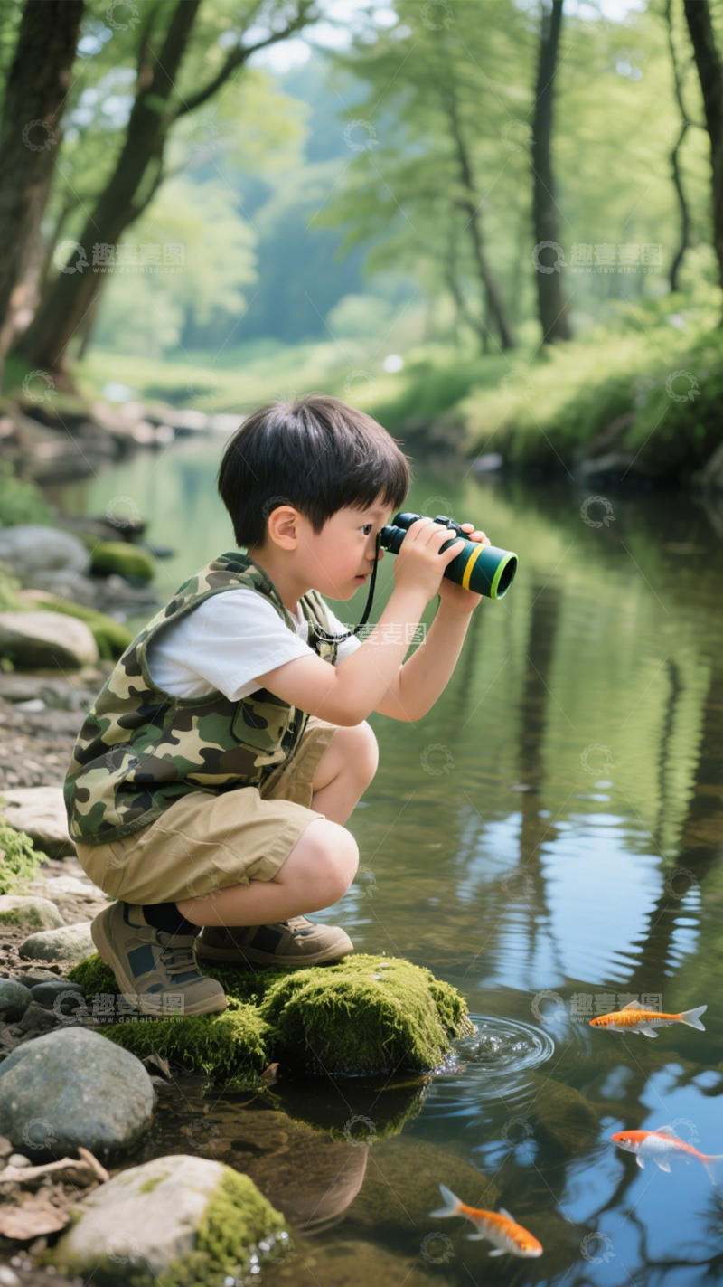 高清大图下载【趣麦麦图】童趣自然户外探索装12
