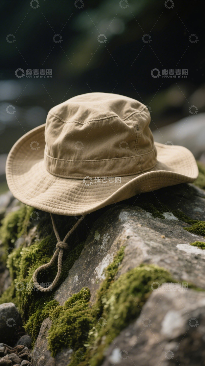 高清大图下载【趣麦麦图】户外休闲遮阳帽