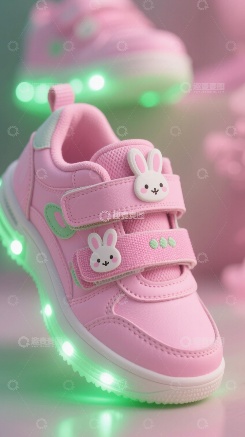 高清大图下载【趣麦麦图】童趣可爱发光童鞋12