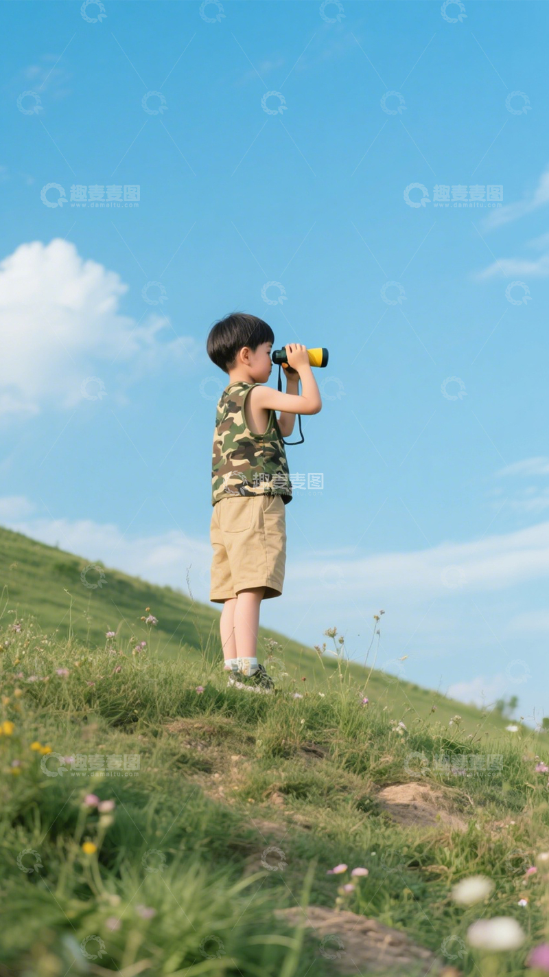 高清大图下载【趣麦麦图】童趣自然户外探索装