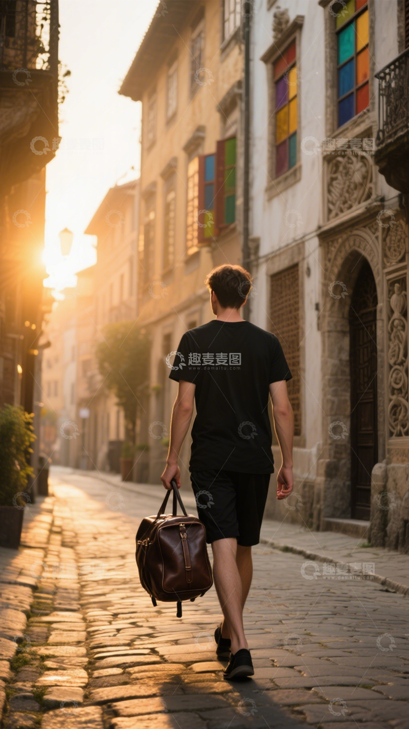 高清大图下载【趣麦麦图】户外旅行自由穿搭123