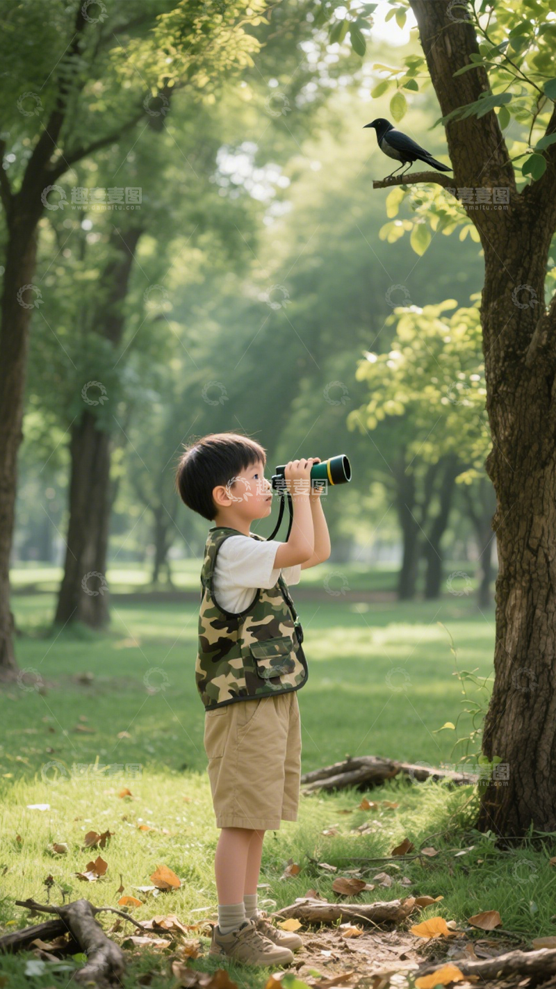 高清大图下载【趣麦麦图】童趣自然户外探索装123