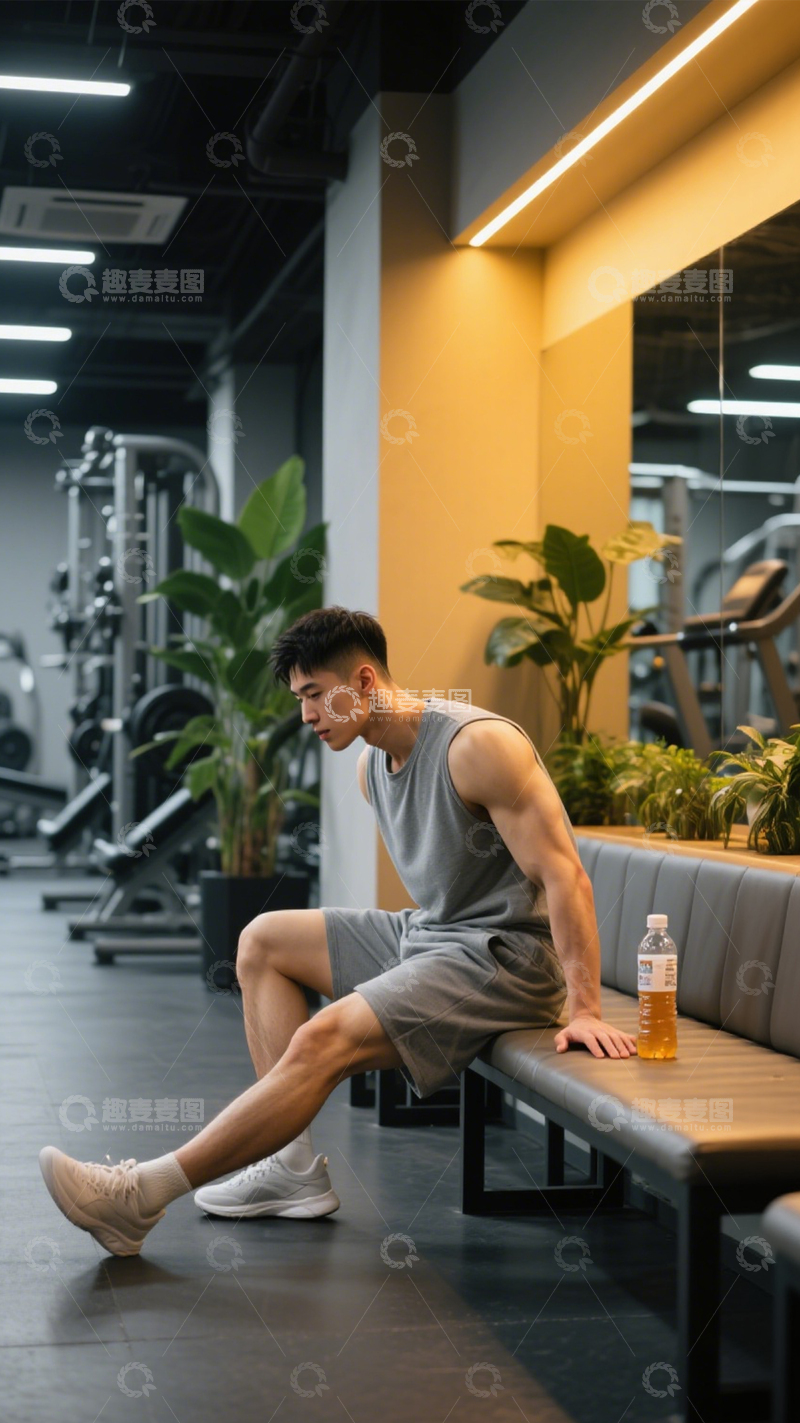 高清大图下载【趣麦麦图】健身运动透气穿搭1