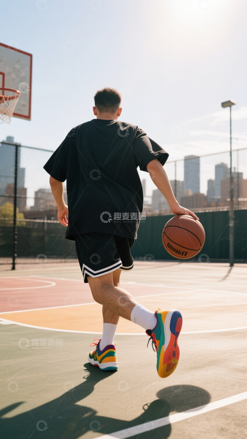 高清大图下载【趣麦麦图】活力街头篮球穿搭