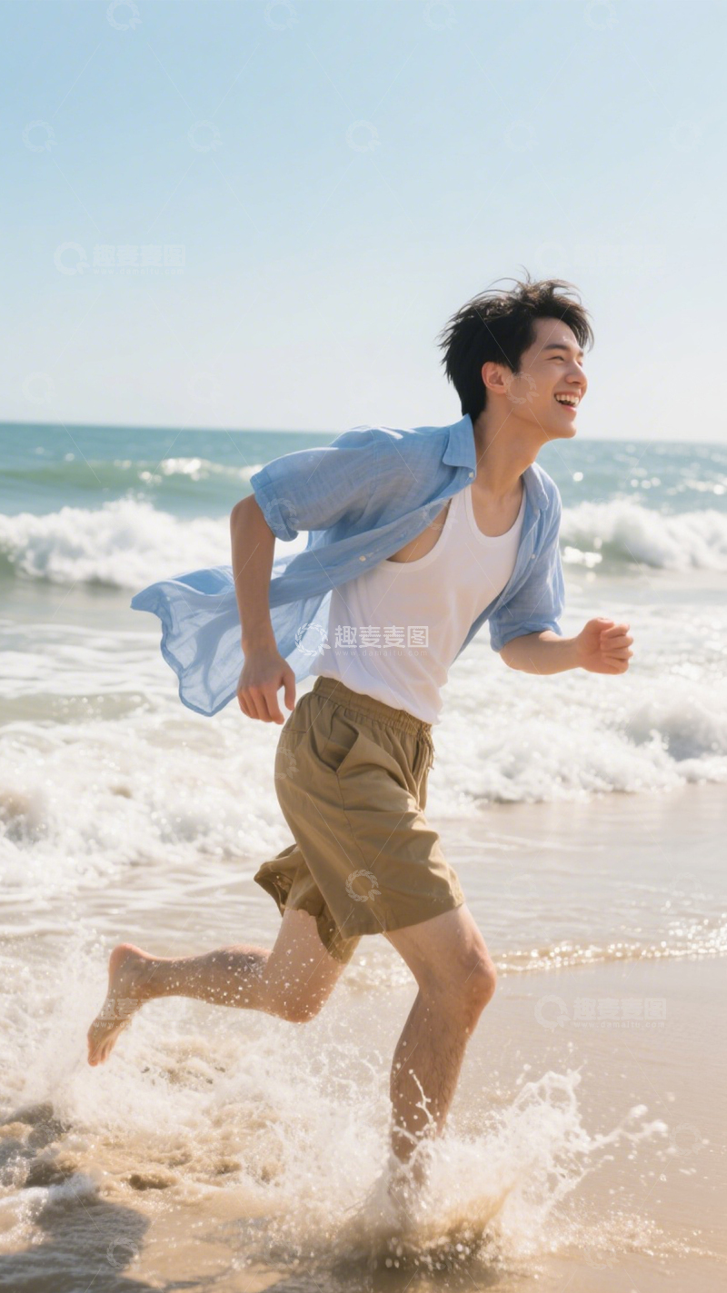 高清大图下载【趣麦麦图】阳光度假海滨穿搭