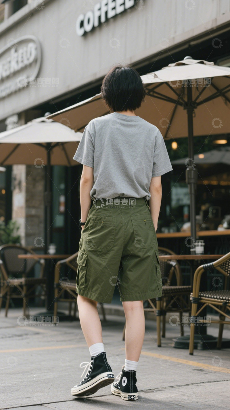 高清大图下载【趣麦麦图】日常简约休闲穿搭123