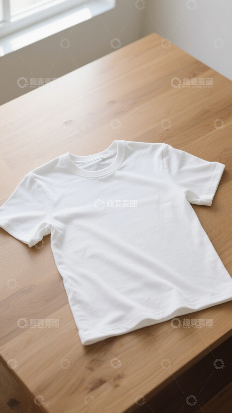 高清大图下载【趣麦麦图】极简百搭白色T恤12