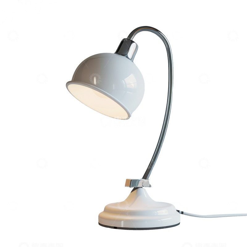 高清大图下载【趣麦麦图】一盏白色的台灯