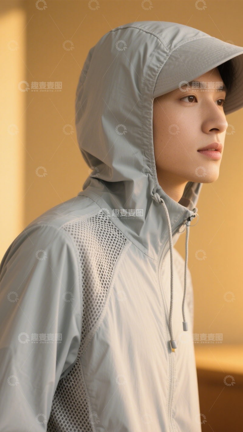 高清大图下载【趣麦麦图】户外透气防晒衣
