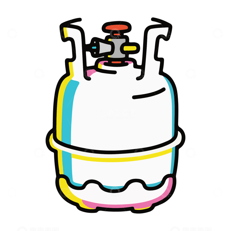 源文件下载【趣麦麦图】-儿童插画煤气瓶