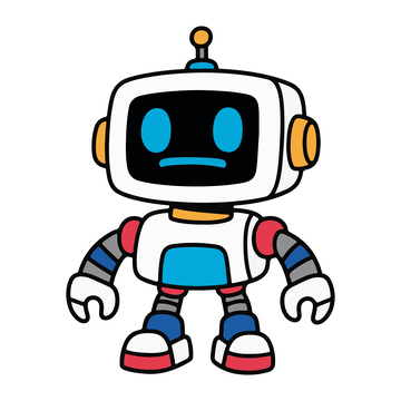 儿童插画机器人
